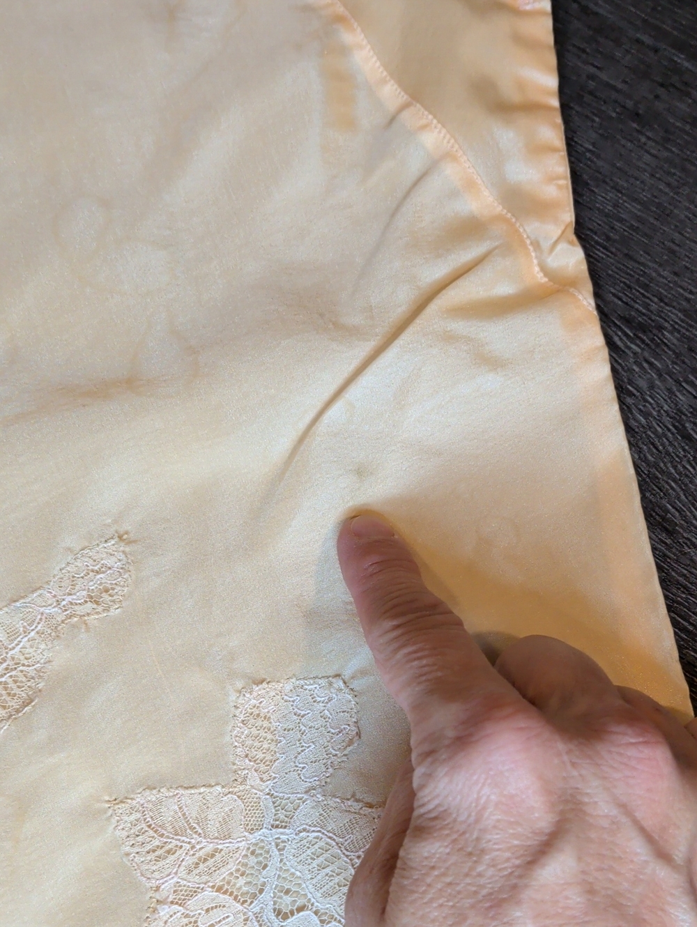 Antique 1920s 30s Tap Pants Peach French Knickers Side Button Art Deco - Picture 16 of 16
